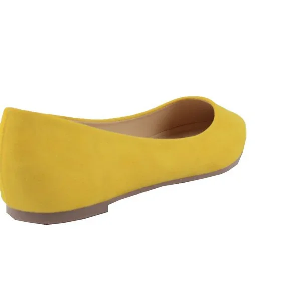 YELLOW BALLET FLATS - Picture 3 of 4